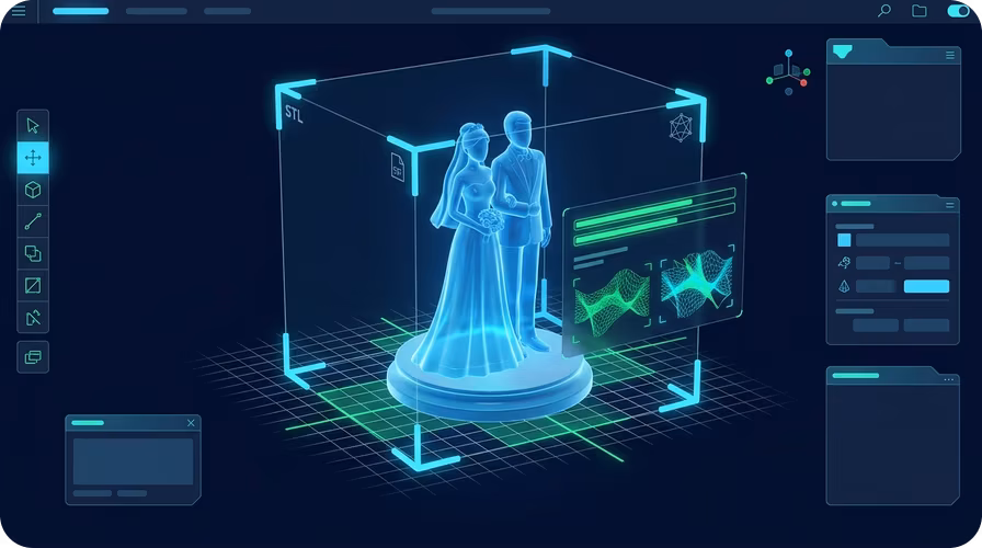 De la foto al modelo 3D para tu boda