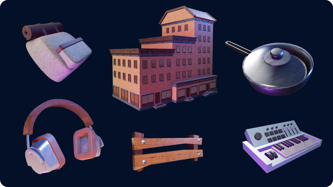 3D objects ready for conversion