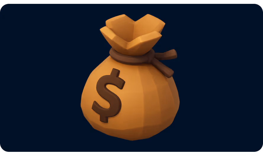 Money pouch 3D model