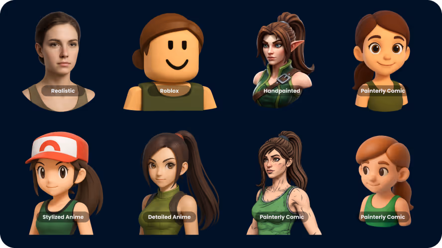 Multiple art styles