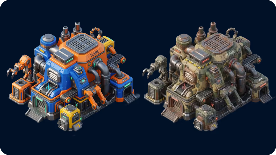 GLB 3D model viewer preview