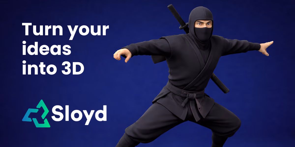Text prompt transformed into a detailed 3D asset with Sloyd