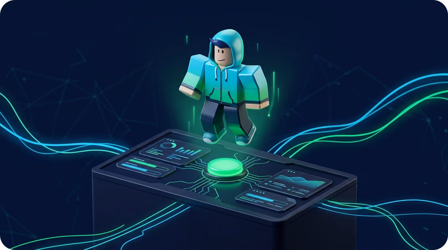 Avatar de Roblox listo para exportar a GLB
