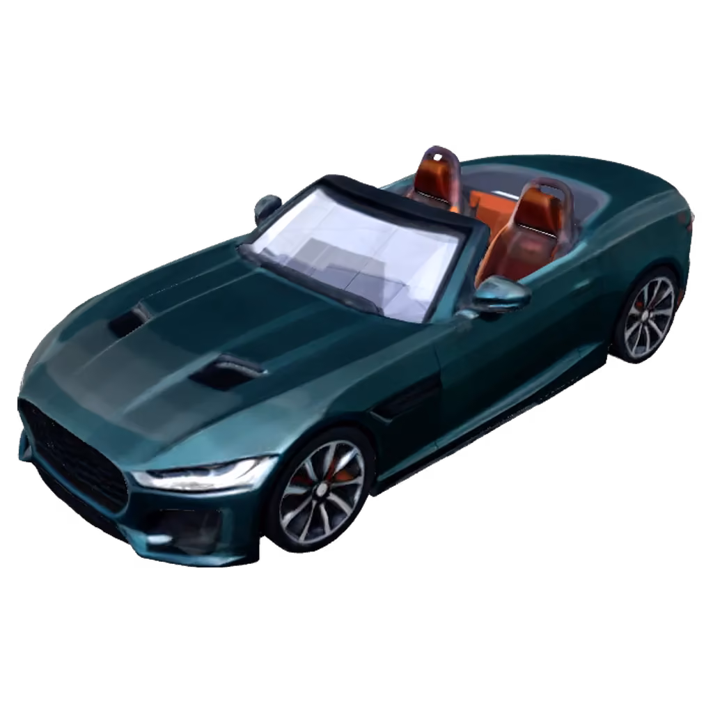 Convertible sports car