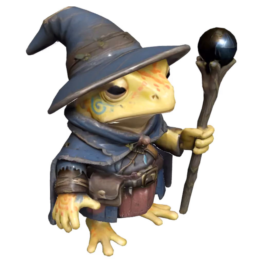 Frog wizard