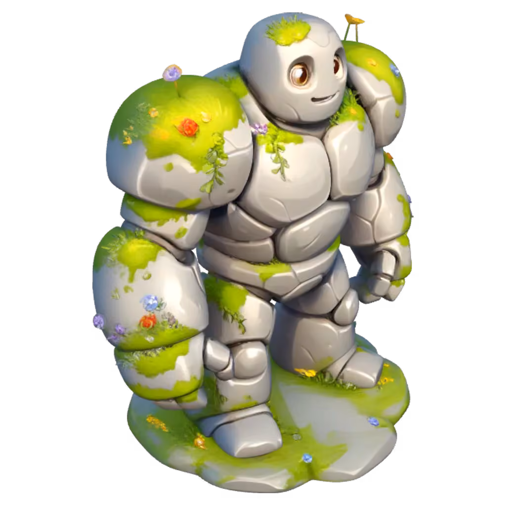 Roblox-style character
