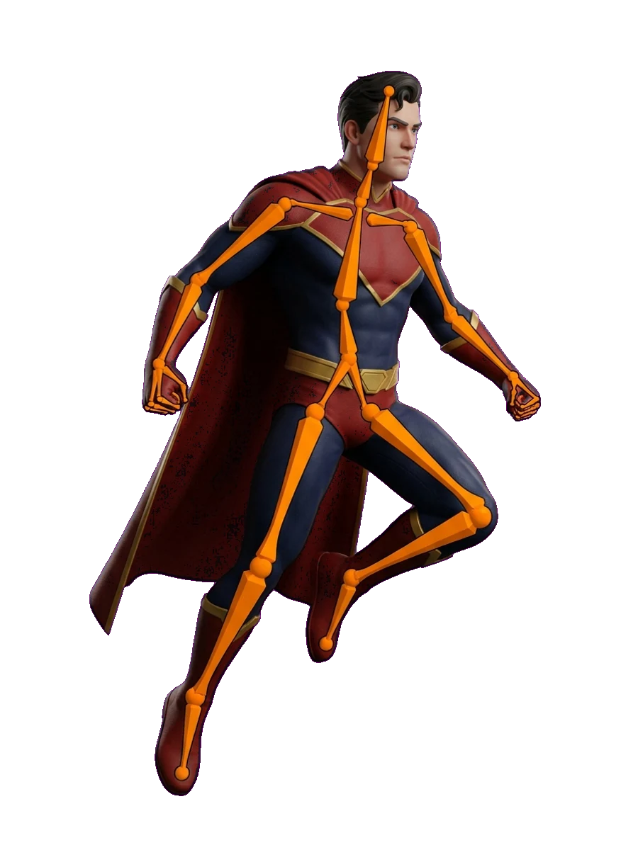 Rig and animate 3D characters