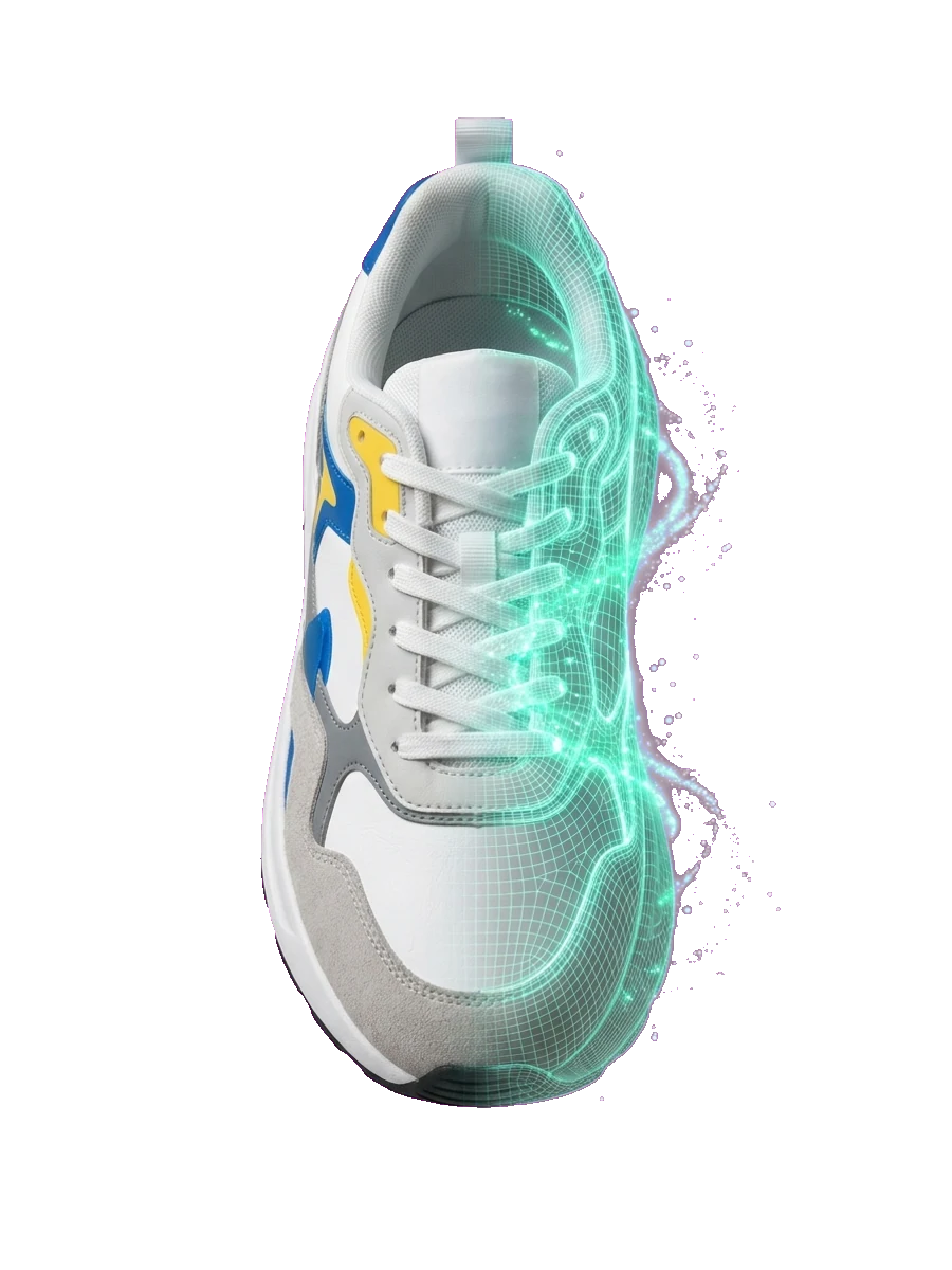 A product photo being converted into a 3D model