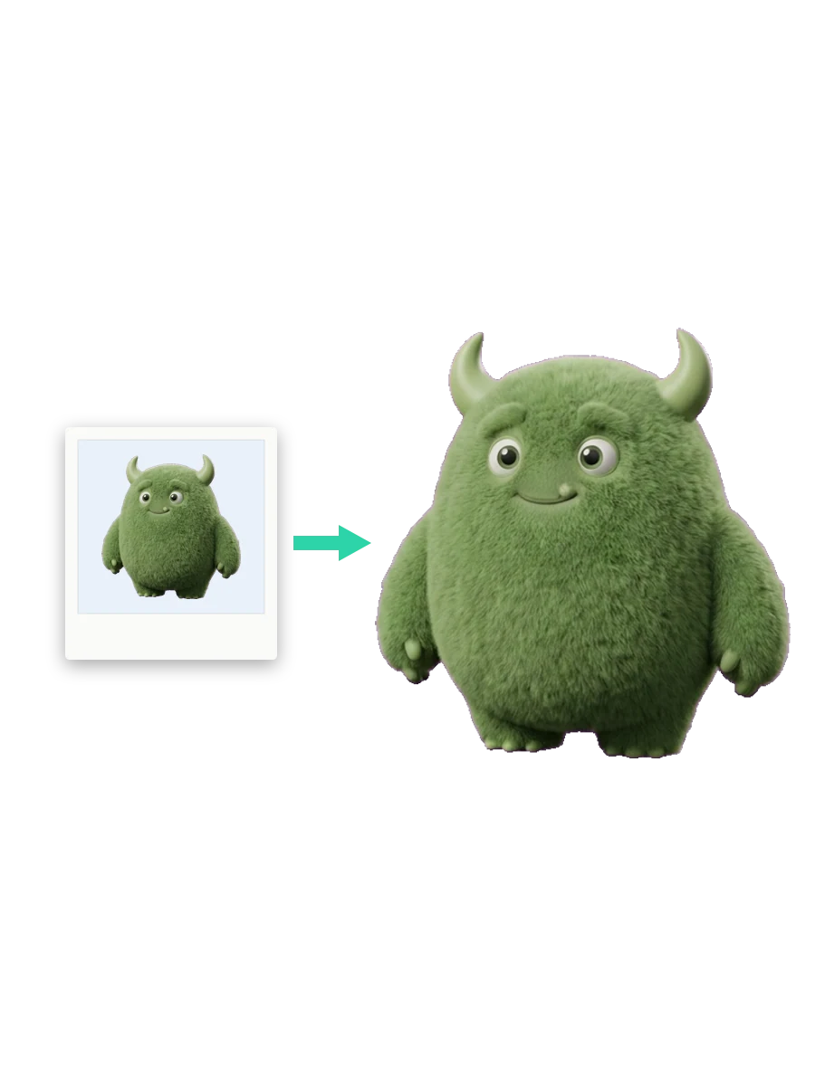Image-to-3D product conversion