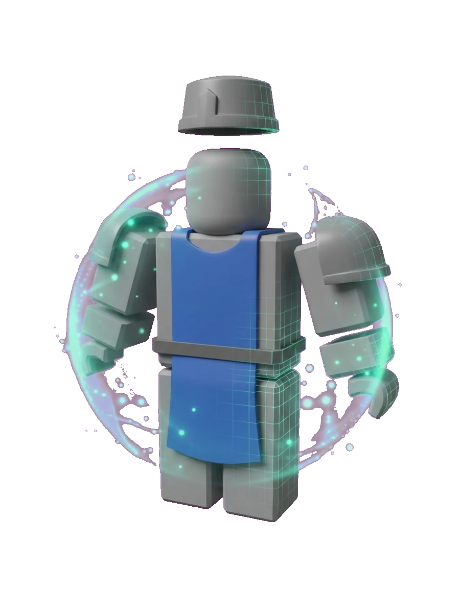 Sloyd generating a blocky Roblox-style avatar