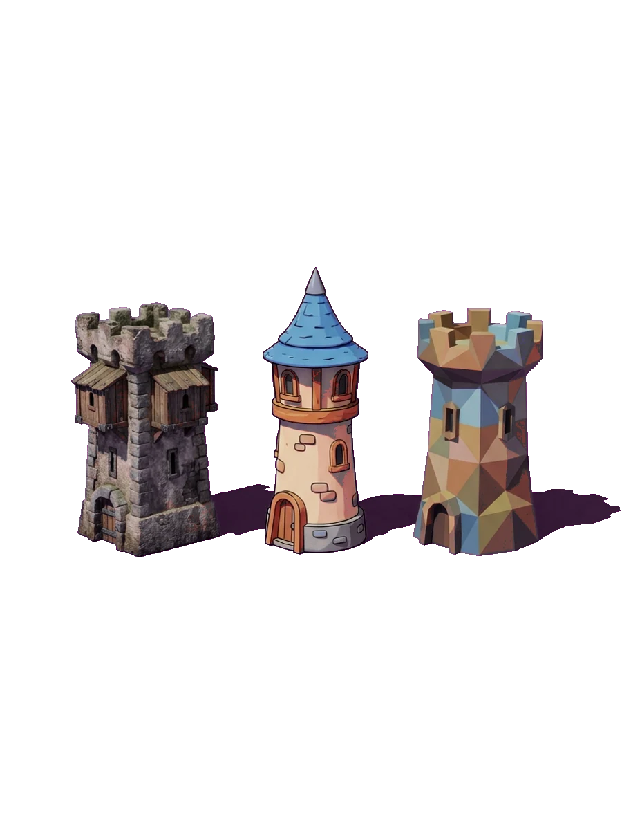 Consistent 3D art style presets