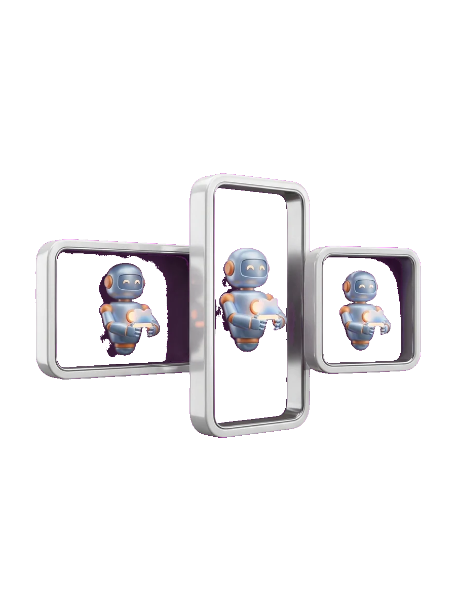 The same video in landscape, portrait, and square frames