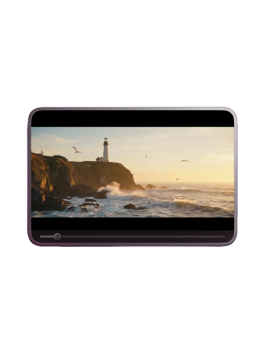 A lighthouse scene generated as a video from a text prompt